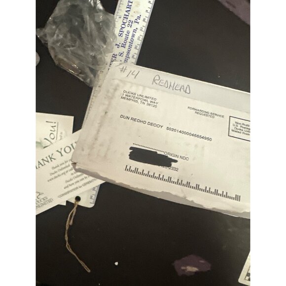 Jett Brunet Miniature Redhead Duck Decoy 14th - Picture 4 of 6